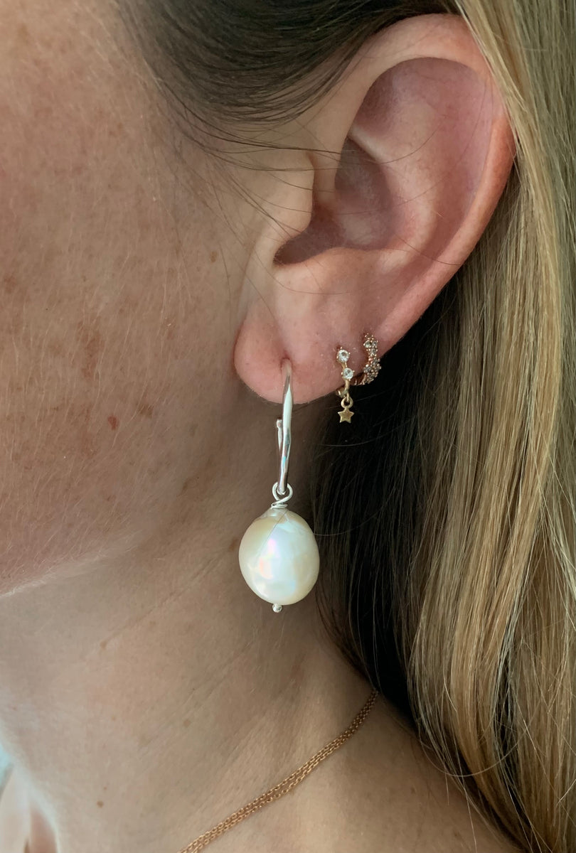 G discount pearl earrings