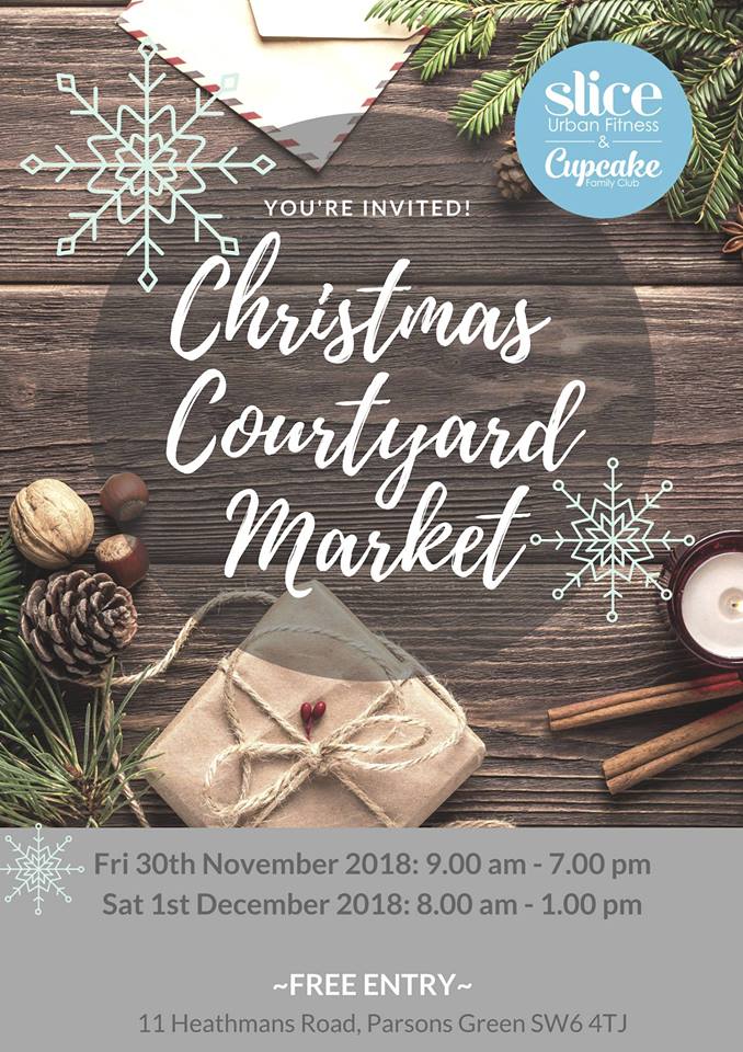 Visit Us At The Christmas Courtyard Market In Parsons Green 30th November - 1st December