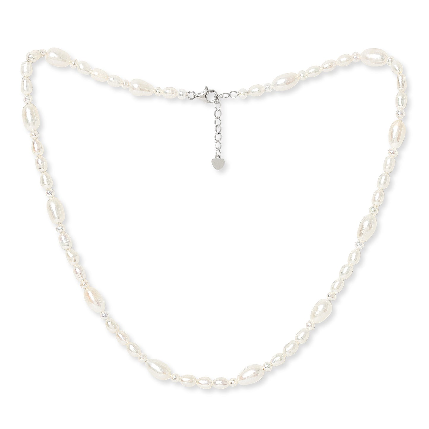 Gratia mixed shape cultured freshwater pearl necklace