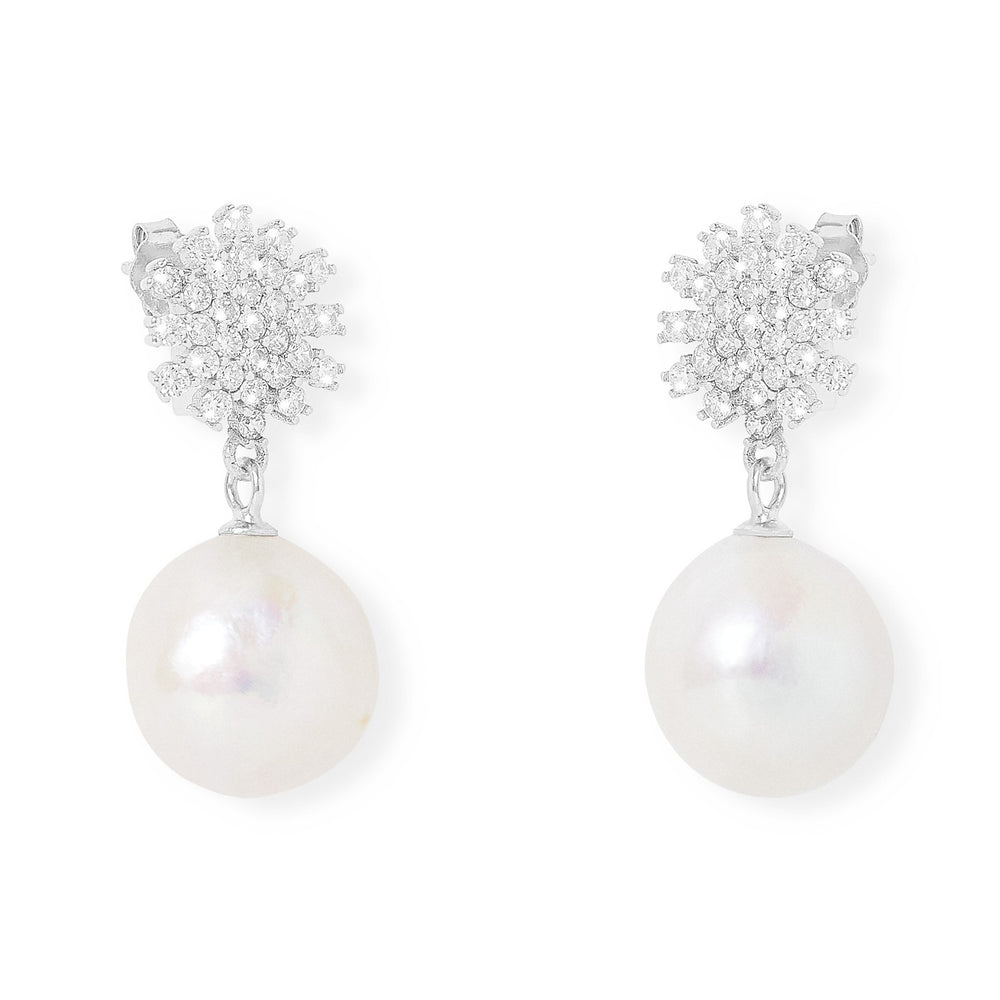 
                  
                    Stella Sparkle Drop Earrings With Cultured Freshwater Pearls
                  
                