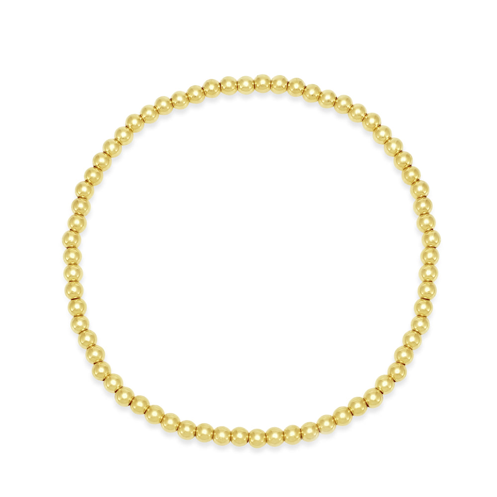
                  
                    Credo Gold Bead Bracelet
                  
                
