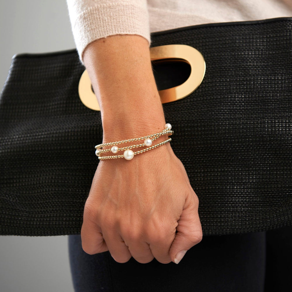 
                  
                    Credo Gold Colour Bead Bracelet With Cultured Freshwater Pearls
                  
                