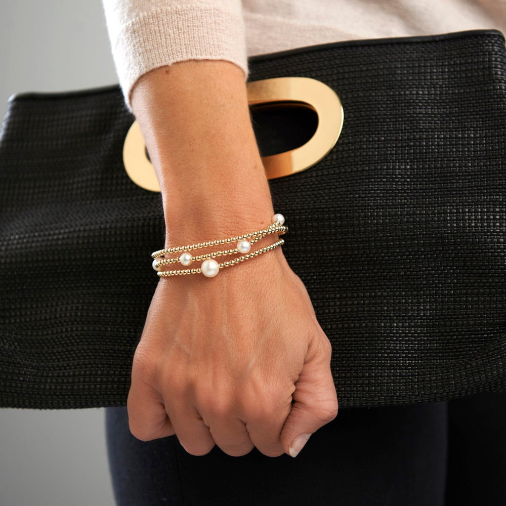 
                  
                    Credo Large Cultured Freshwater Pearl & Gold Coloured Bracelet
                  
                