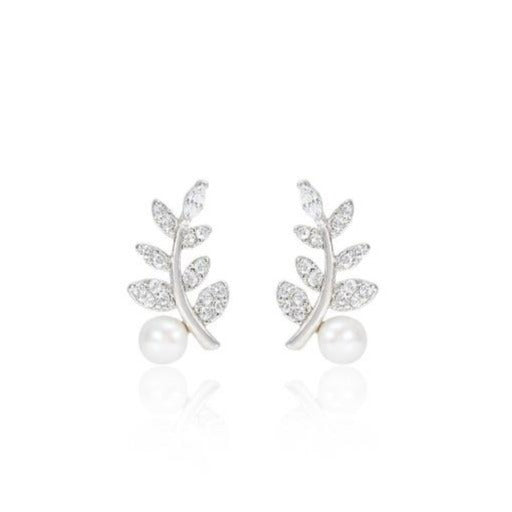 Stella ivy style cultured freshwater pearl stud earrings