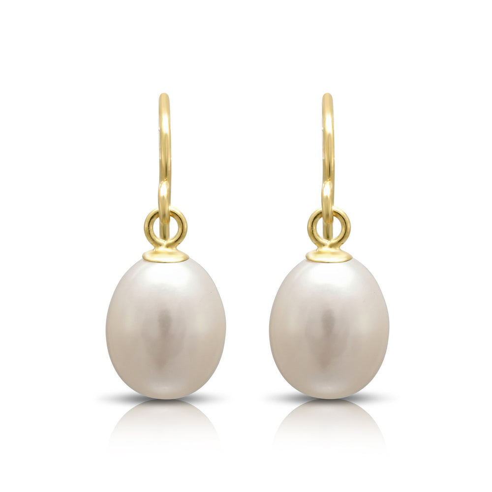 
                  
                    Gratia white teardrop cultured freshwater pearl earrings
                  
                