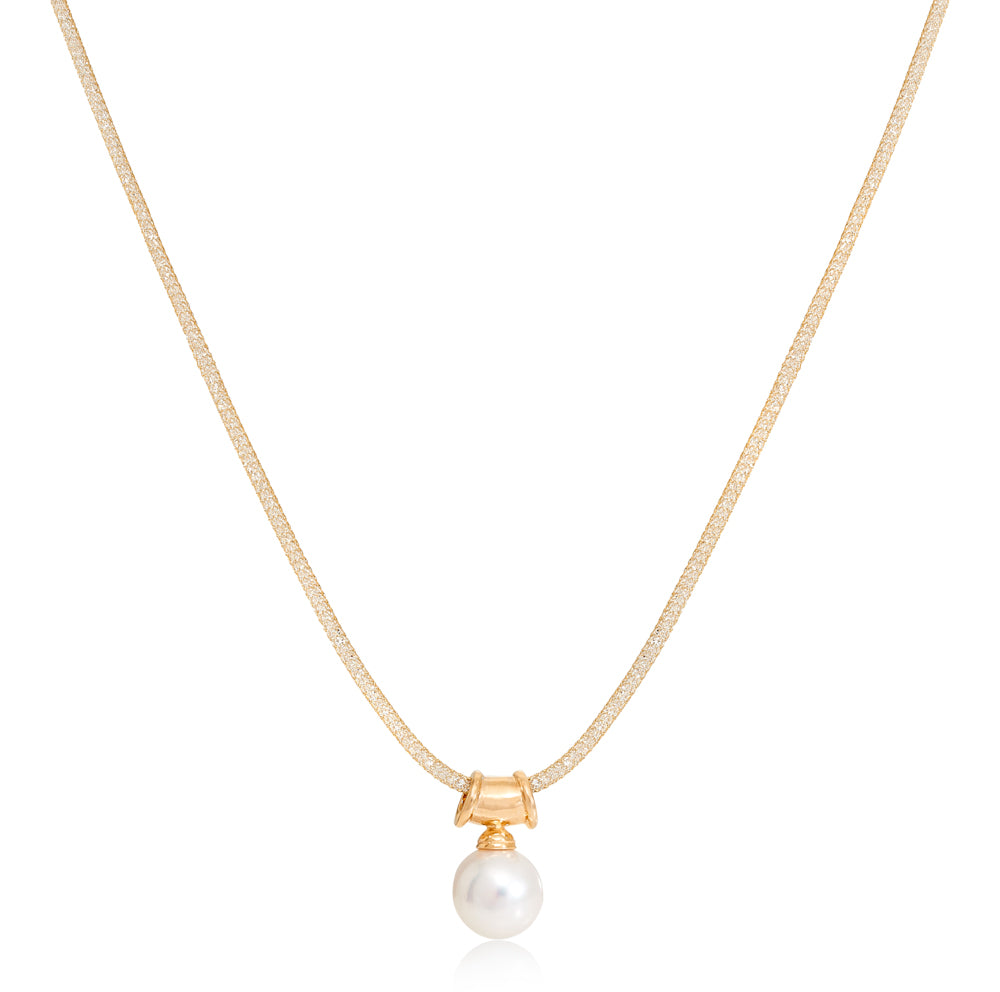
                  
                    Credo gold mesh collar necklace
                  
                