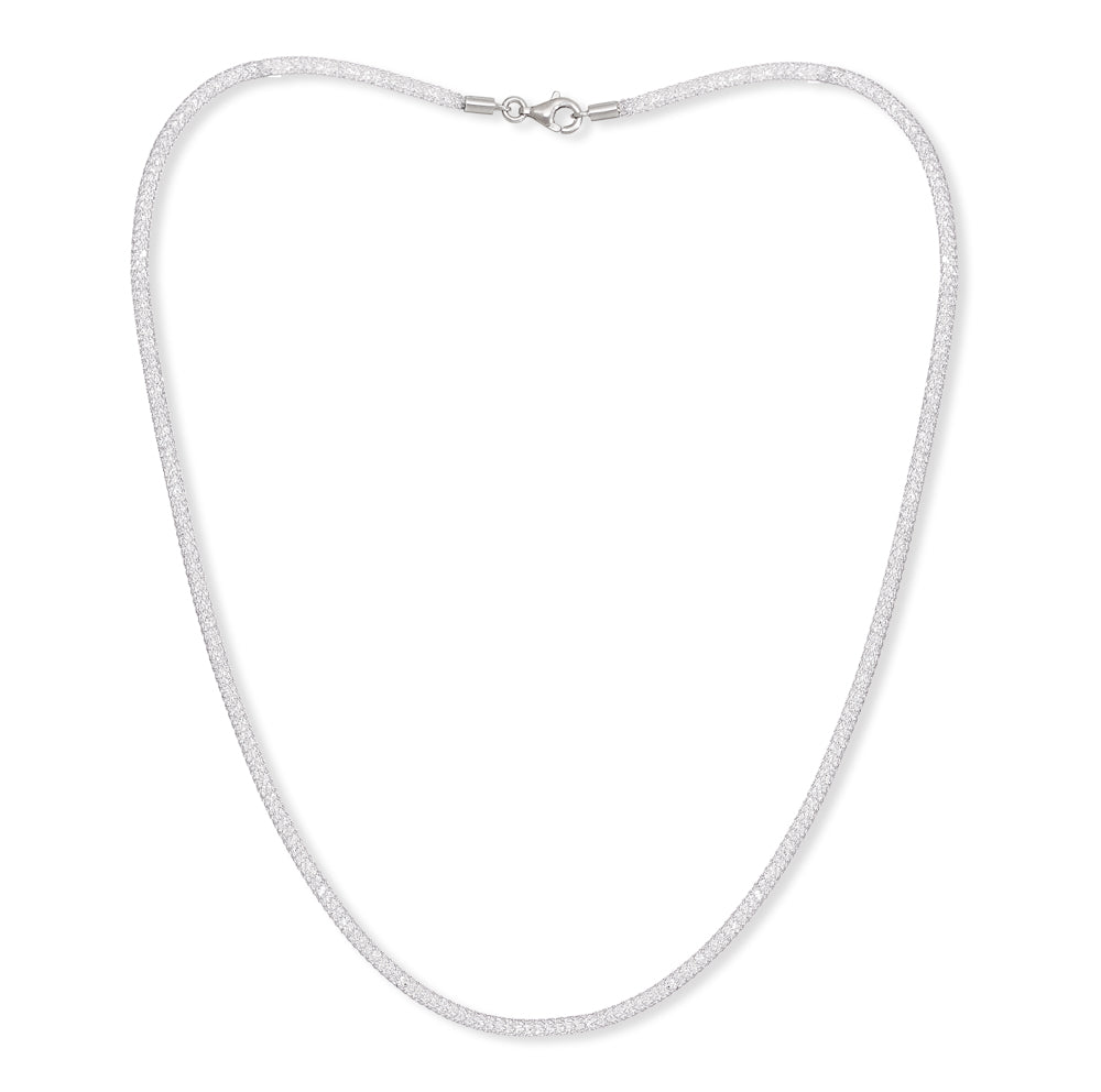 Mesh shop collar necklace